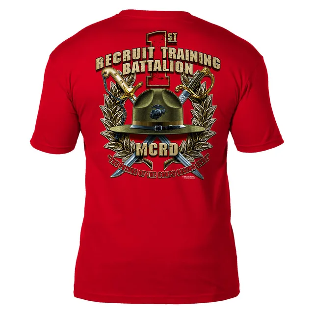 7.62 Design MCRD San Diego 1st Battalion t-shirt rossa uomo