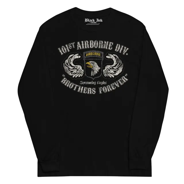 7.62 Design 101st Airborne Maglia Uomo Nera Cotone