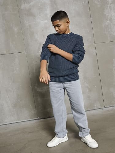 Only & Sons Osjfade Loose 4717 Jeans Bambino 152 Grigio Chiaro