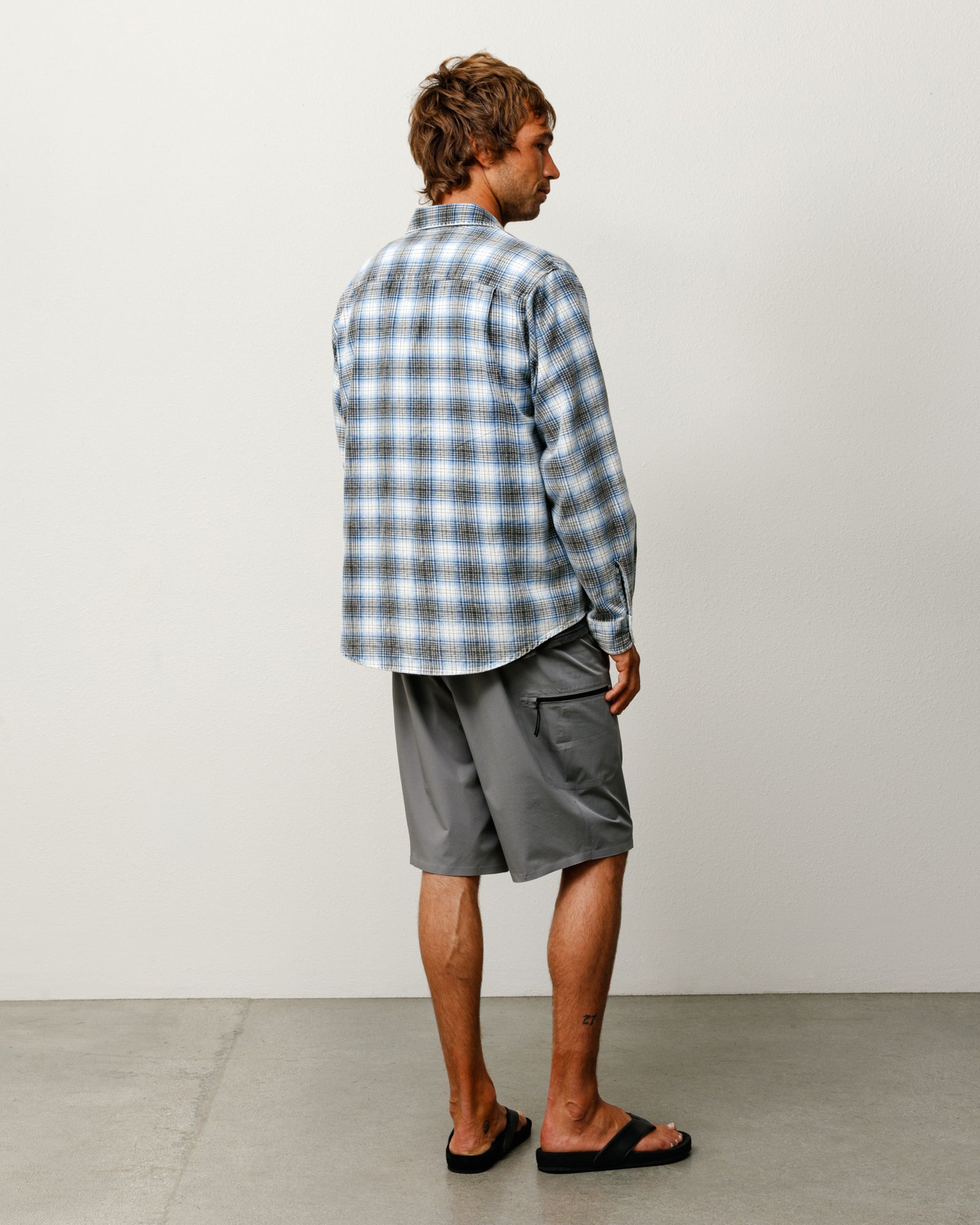 Stussy Peak Board Short costume grigio stretch