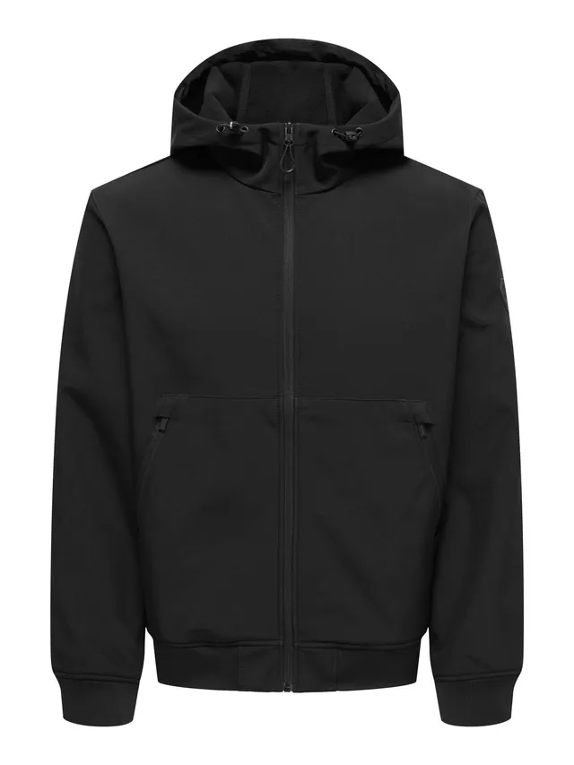 ONLY & SONS BOWIE Bomber Giacca uomo M nero leggero