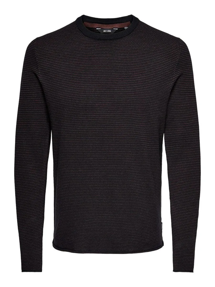 Only & Sons Onsniguel 12 Maglione Uomo Righe girocollo