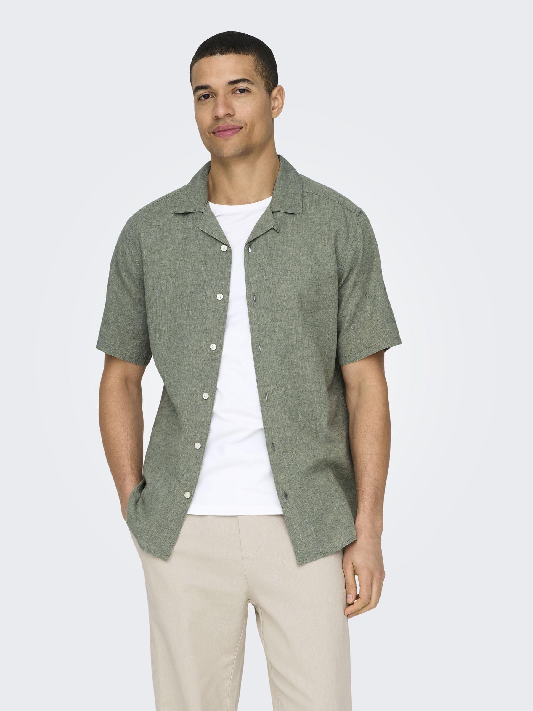 Only & Sons Onscaiden Shirt camicia uomo manica lunga
