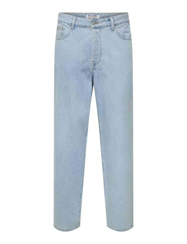 Only & Sons Onfive Baggy Jeans Uomo 33W/34L Denim