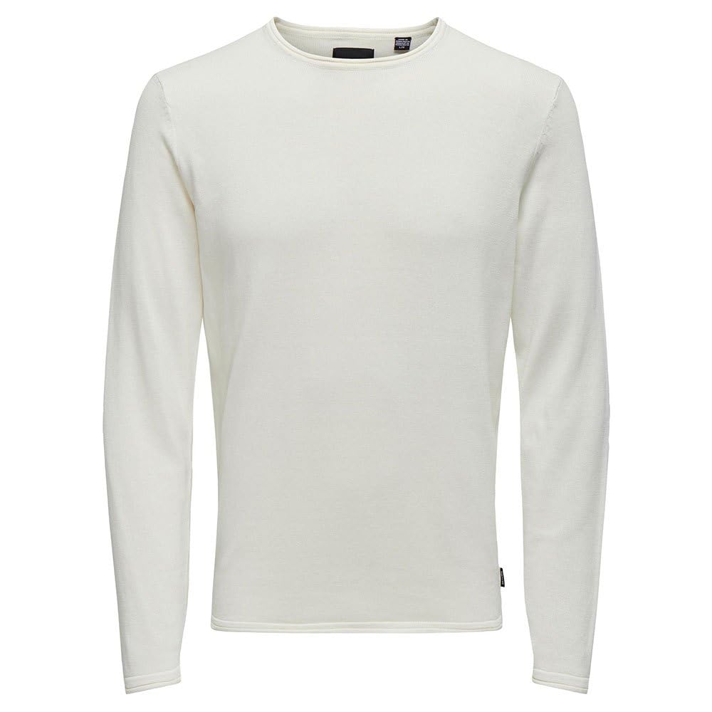 ONLY & SONS maglione lavorato uomo taglia S girocollo