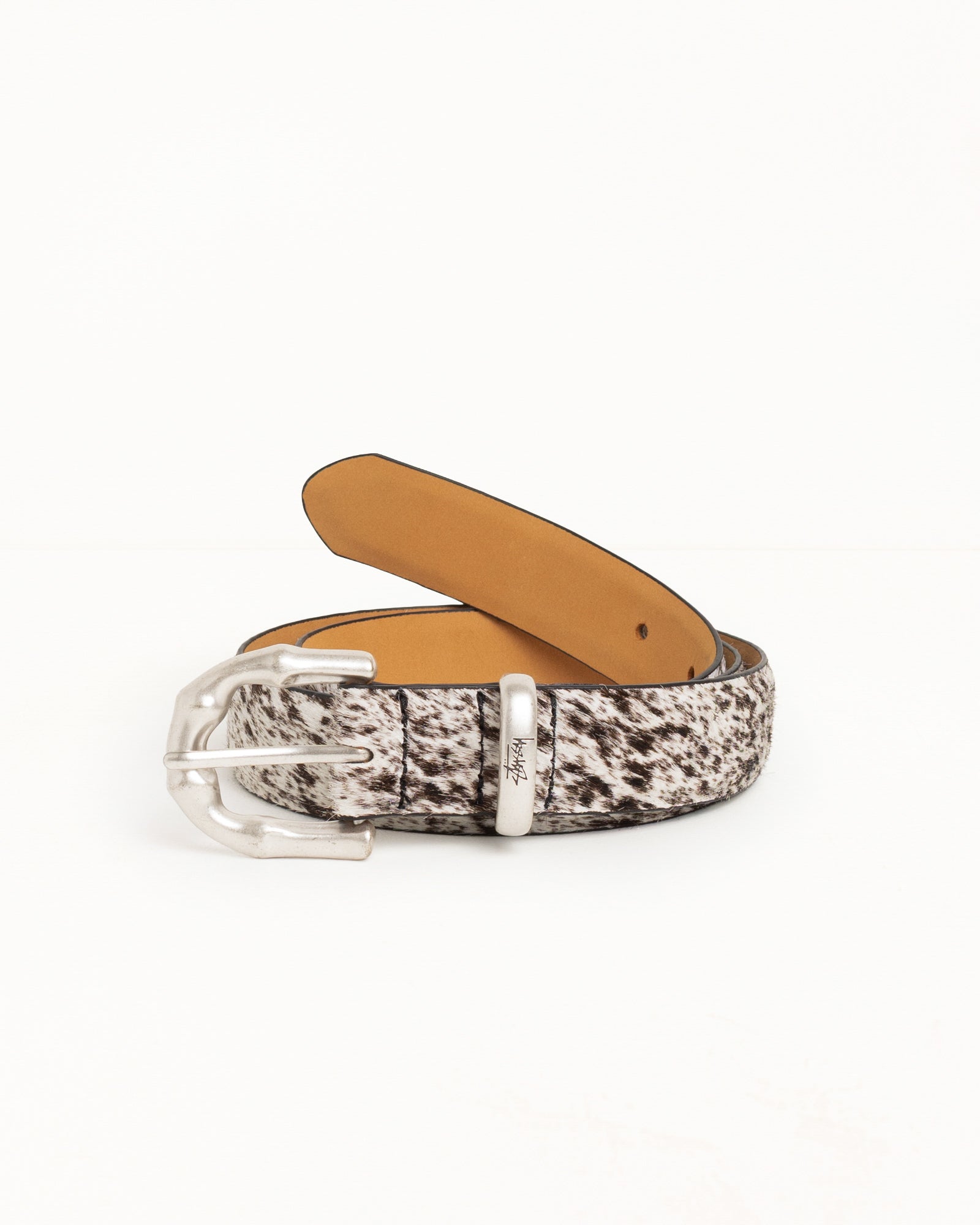 Stussy Bamboo Buckle Belt cintura Hairy Marble 102 cm