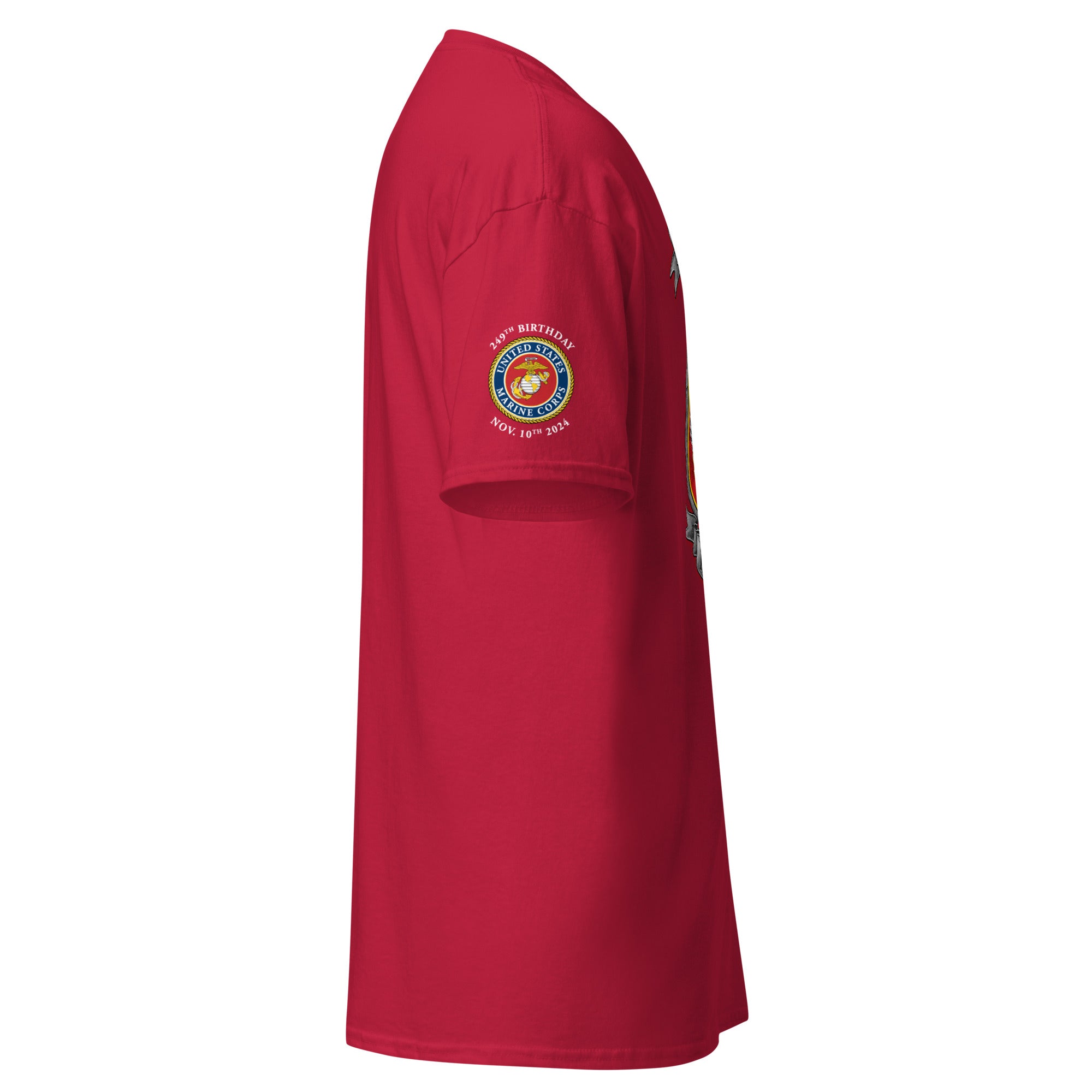 7.62 Design USMC 249th maglietta uomo nera cotone taglia L