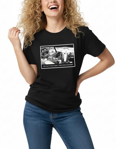 Makaya Fear And Loathing T-Shirt Donna L Nera Cotone