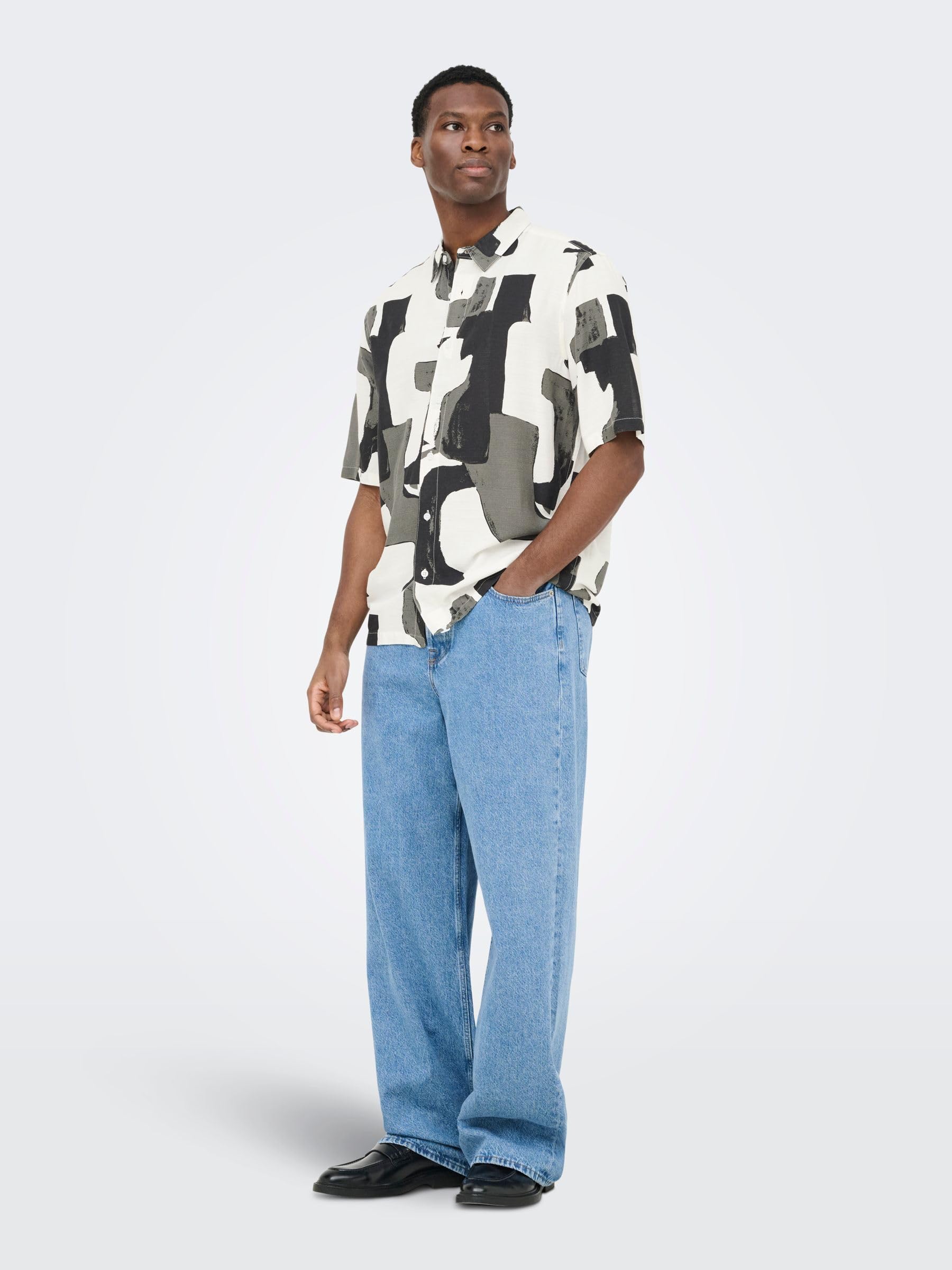 Only & Sons Onsharvi camicia uomo manica lunga