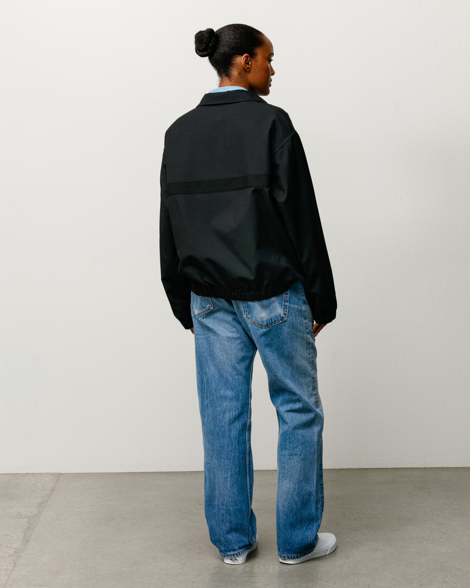 Stussy Mechanic Jacket giacca nera poliestere
