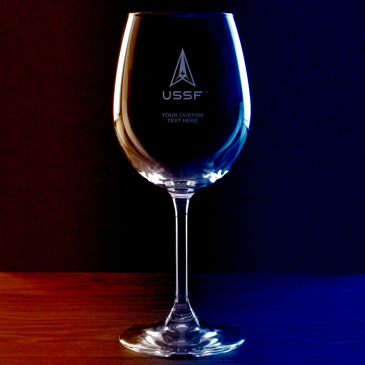 7.62 Design Space Force Calice Vino 16 oz Logo