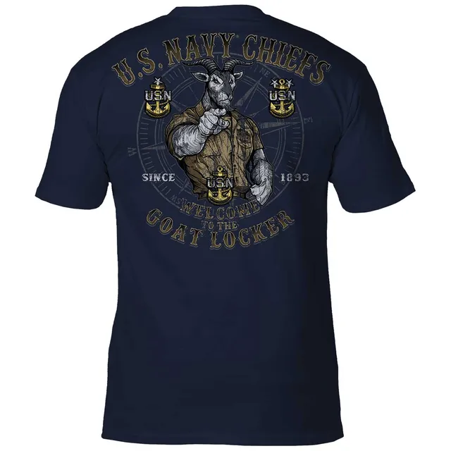 7.62 Design Goat Locker maglietta uomo blu navy L cotone