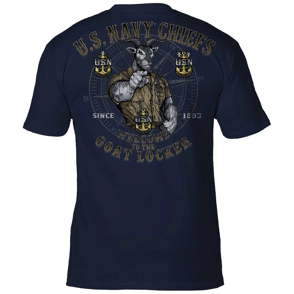 7.62 Design Goat Locker maglietta uomo blu navy L cotone