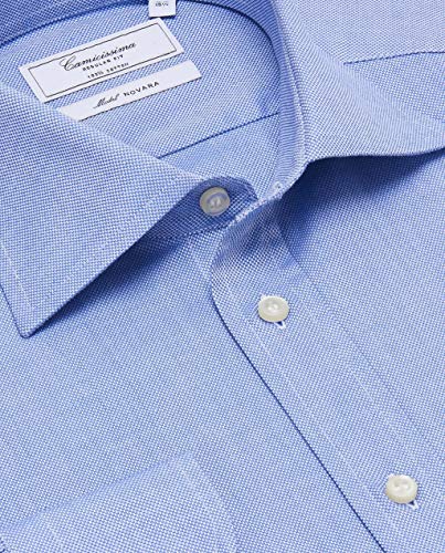 Camicissima Permanent Camicia Azzurra Regular con Taschino