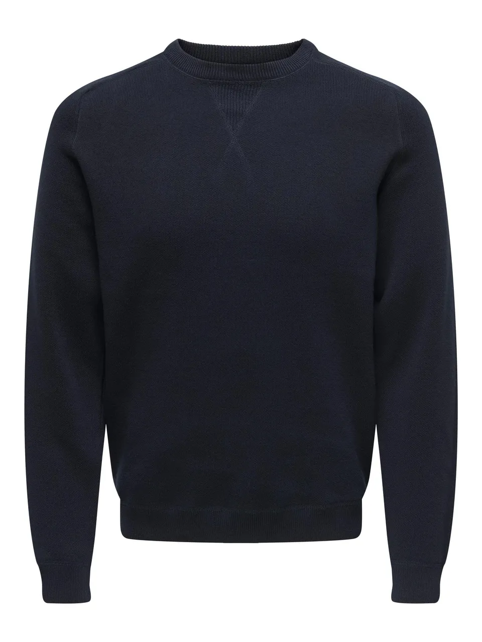 ONLY & SONS Onspin maglione uomo girocollo grigio