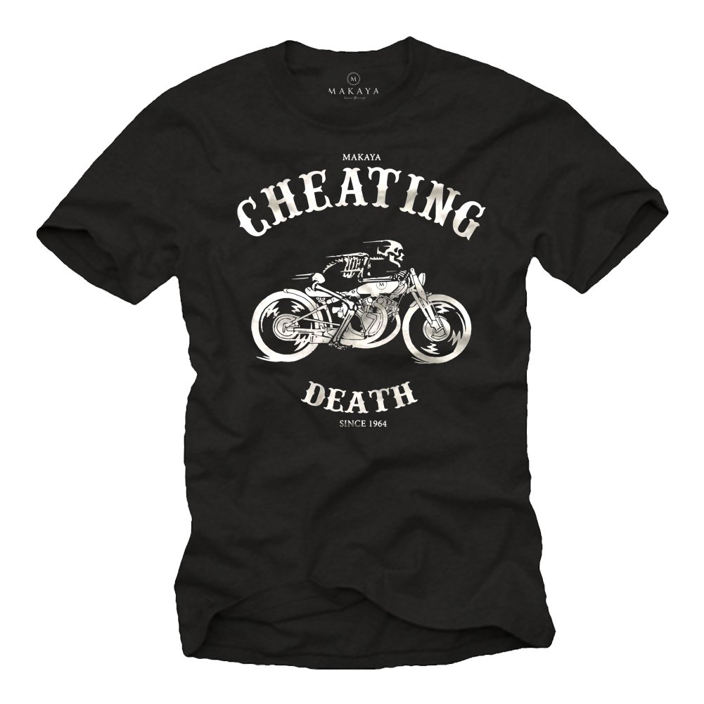 MAKAYA T-Shirt Uomo Cheathing Death Since 1964 Moto M