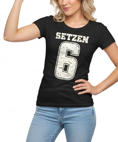 MAKAYA T-Shirt Donna maglietta cotone slogan taglia S