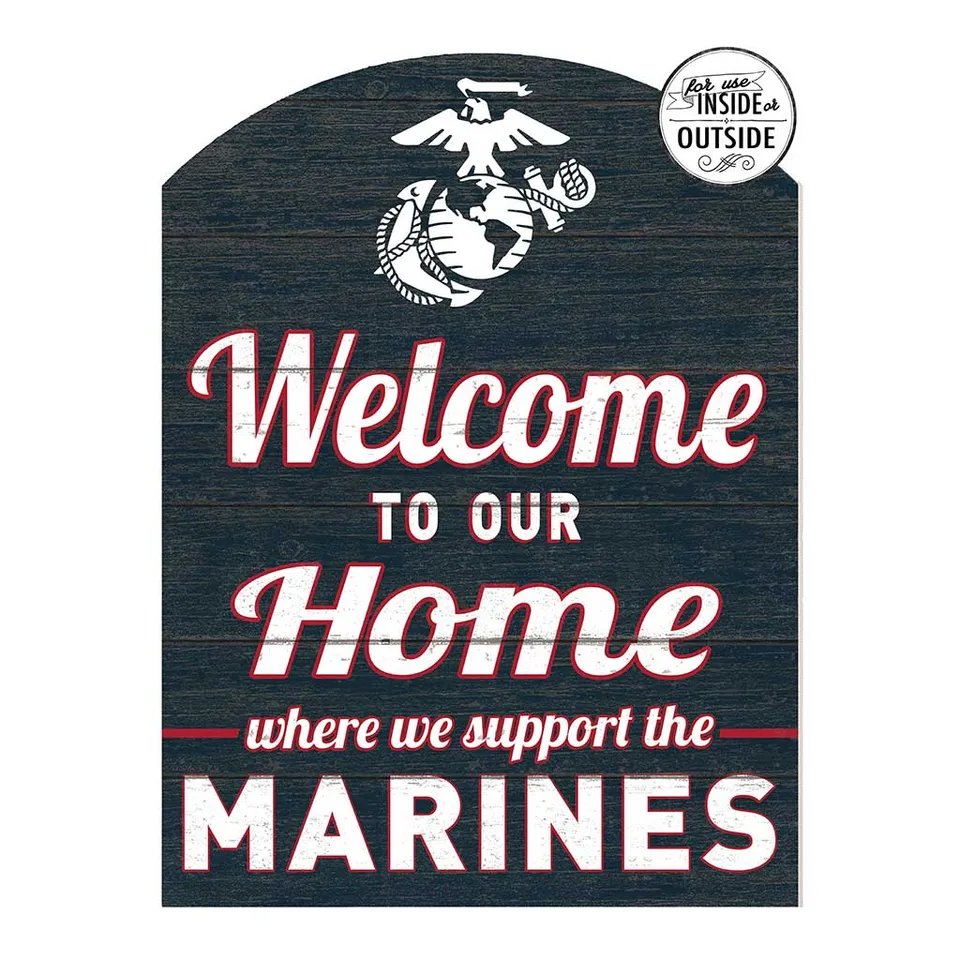 7.62 Design USMC cartello welcome 16x22 esterno