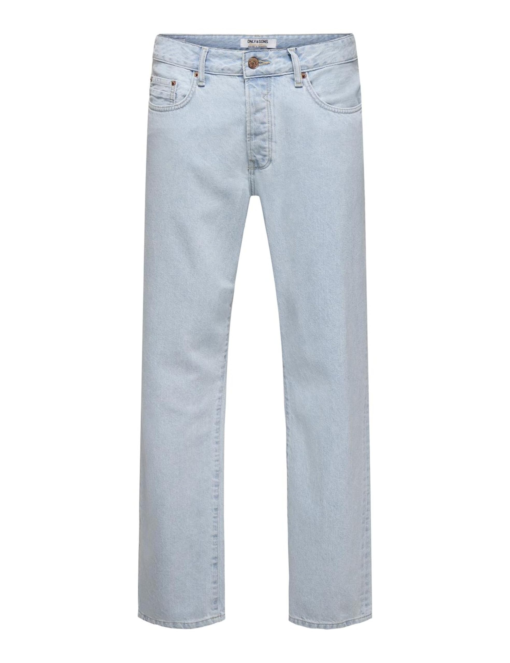 Only & Sons Onsedge Straight Jax Jeans Uomo Blu Scuro