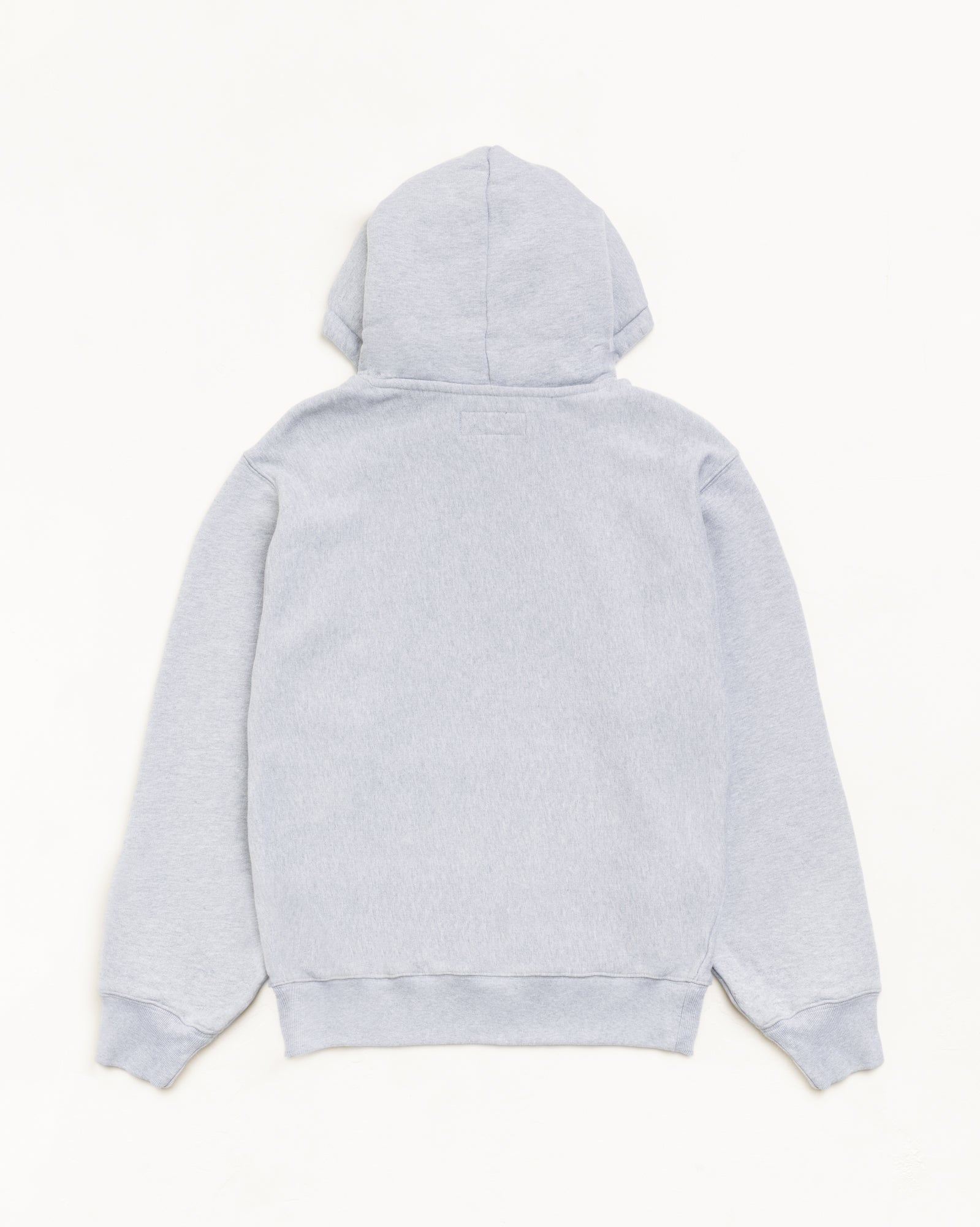 Stussy Sweats Fleece Hoodie felpa grigio melange 530 gsm