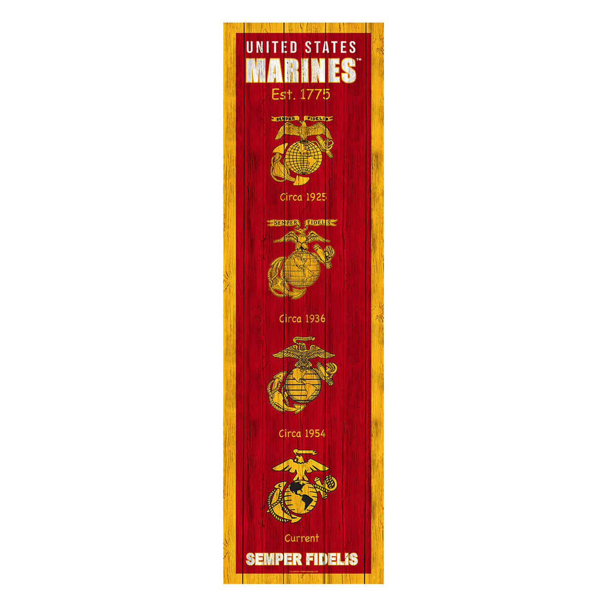 7.62 Design USMC Heritage Insegna 25x89 cm PVC esterno