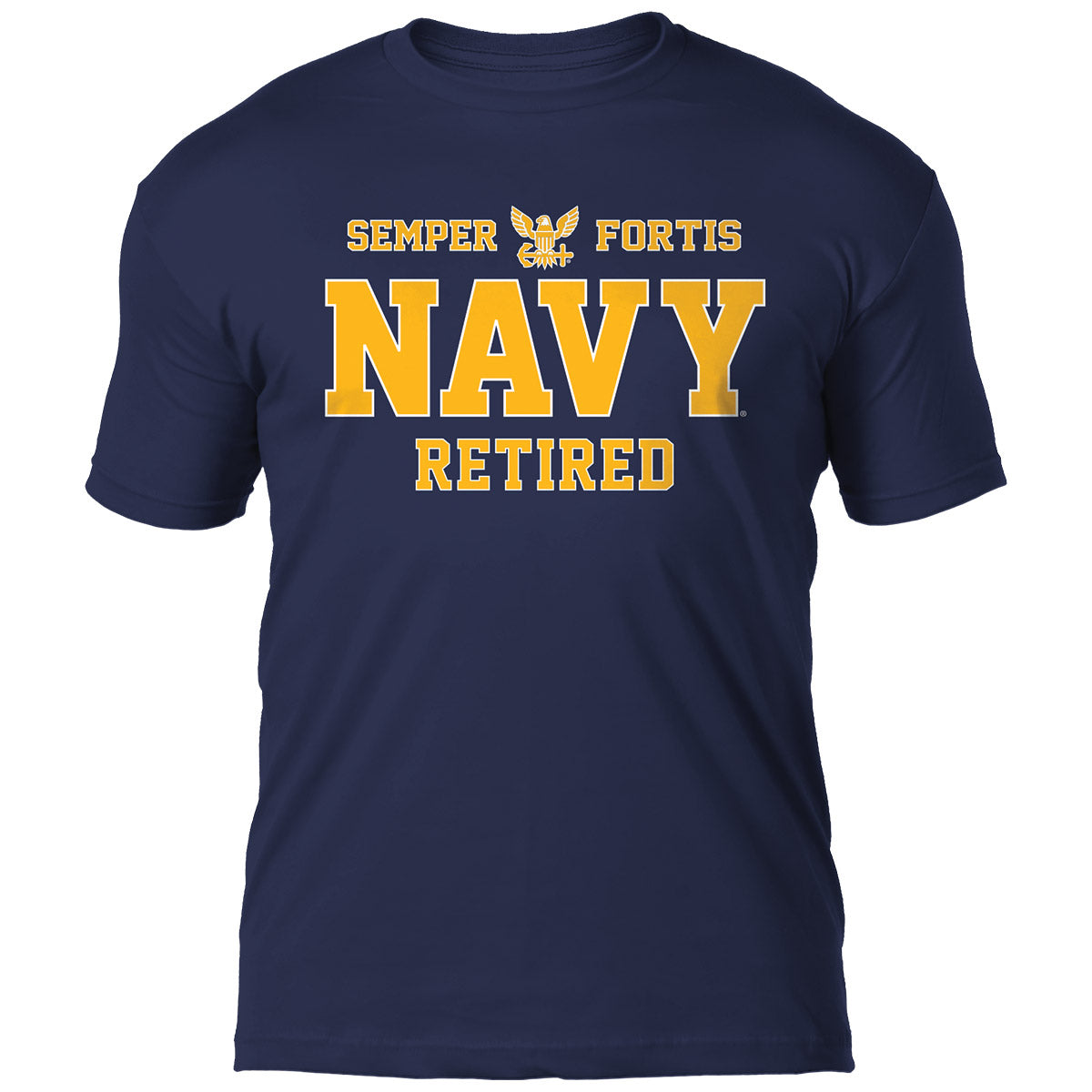 7.62 Design US Navy Retired T-Shirt Blu Cotone L