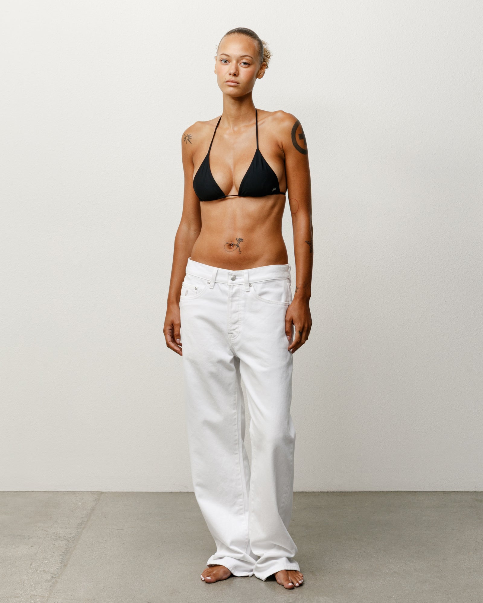 Stussy Triangle Bikini top bikini nero elastan