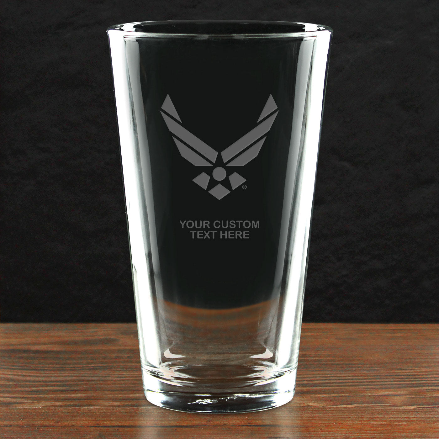 7.62 Design Drinkware US Air Force bicchiere pinta 473 ml personalizzato
