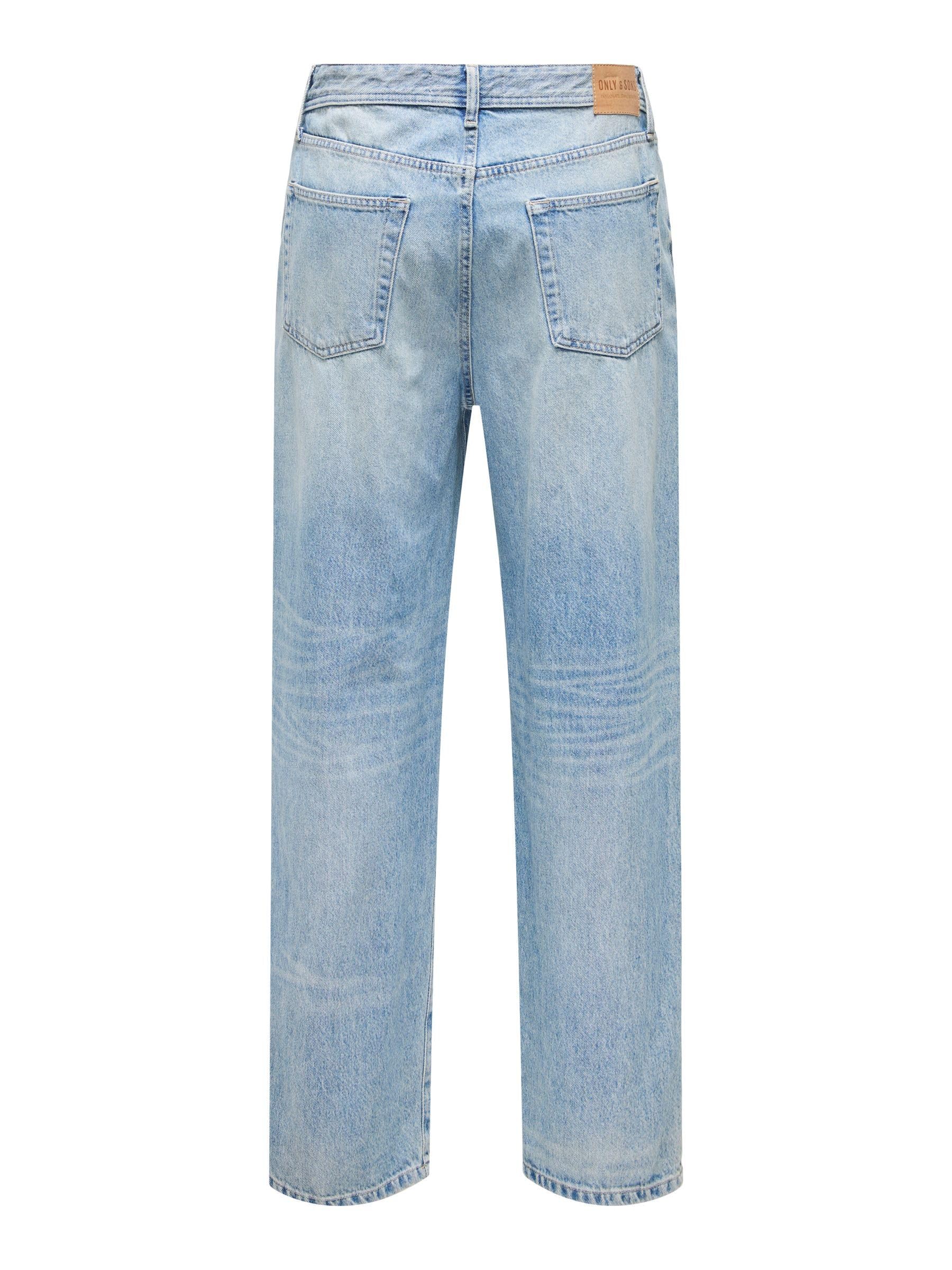 Only & Sons OnsFade Vita Media Jeans Loose 32W/30L Light Blue