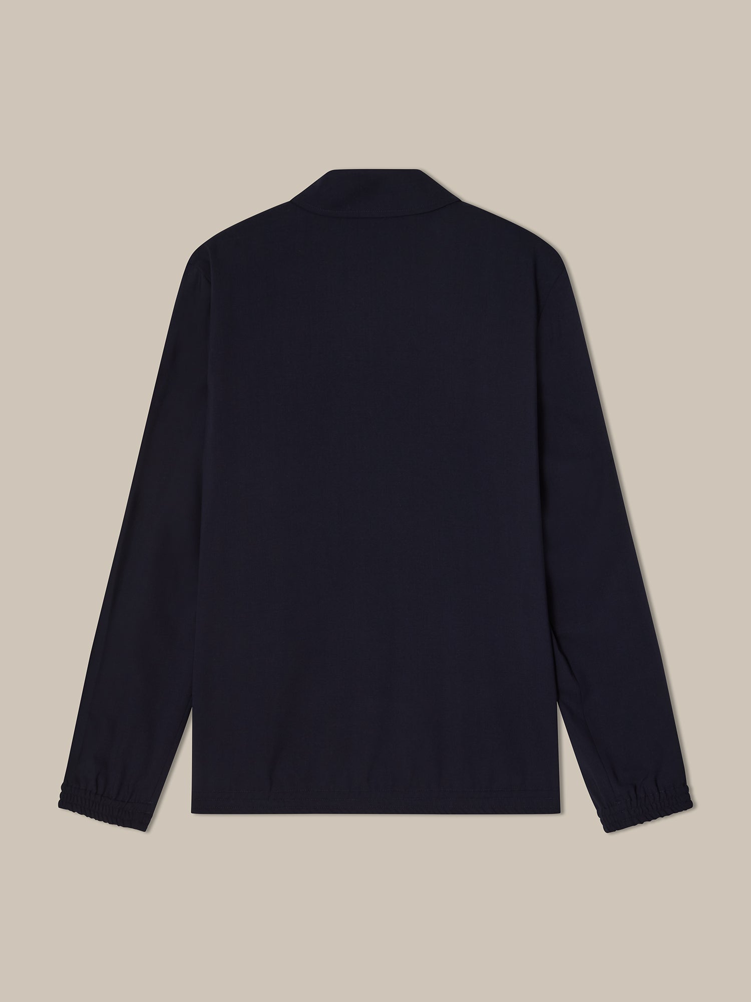 Robert Talbott Stewart giacca lana tecnica blu navy