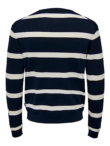 Only & Sons Maglione Uomo Girocollo Navy Scuro L