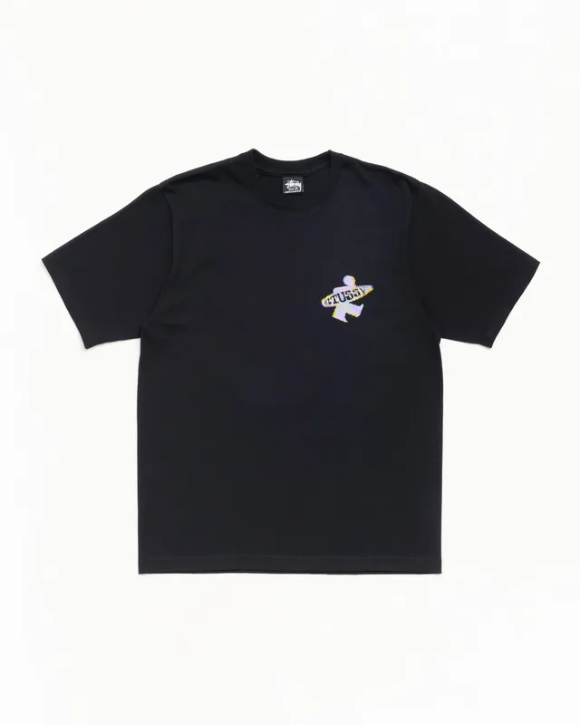 Stussy Dot Surf Puff Print Tee t-shirt nera cotone