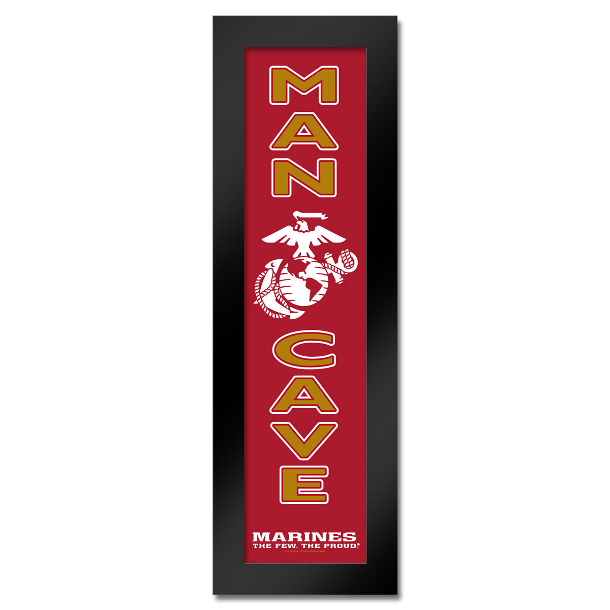 7.62 Design USMC Man Cave Stampa Incorniciata 89x28 cm