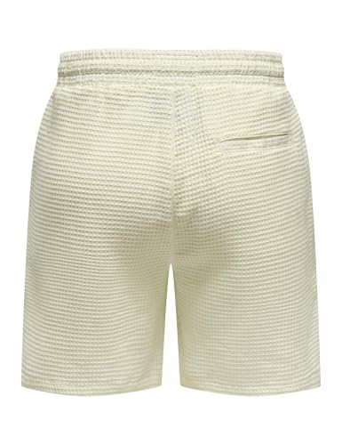ONLY & SONS Onstel Savier Shorts XXL Bianco Cotone