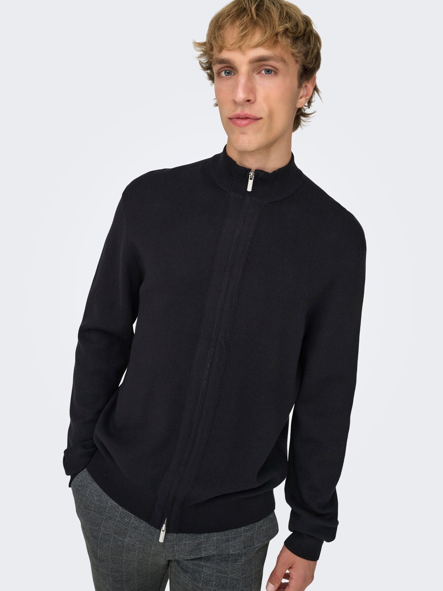 ONLY & SONS Onscooper Cardigan Maglia Noce L