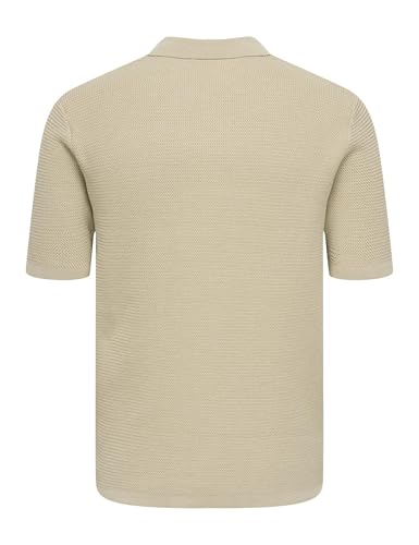Only & Sons Onseric Reg 12 Struc SS Polo Uomo Argento