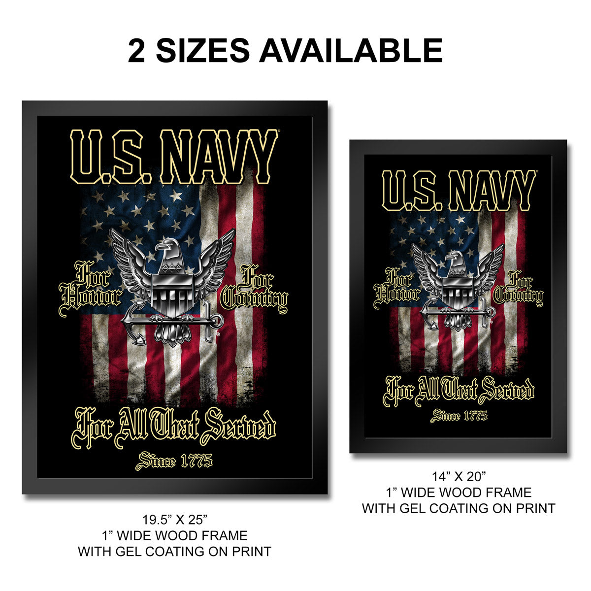 7.62 Design Home Stampa Incorniciata Navy For Those 14x20