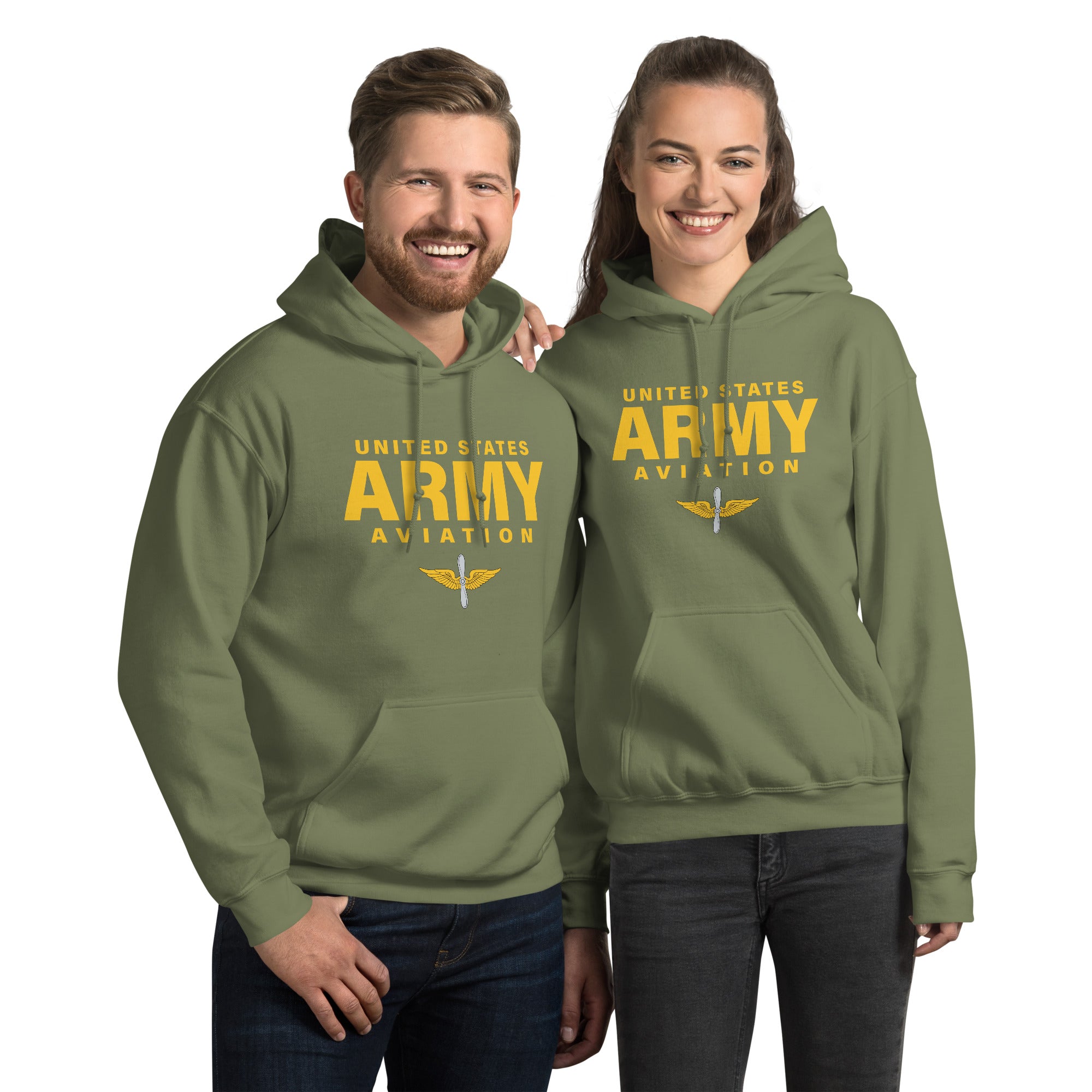 7.62 Design Army Aviation felpa cappuccio nera cotone