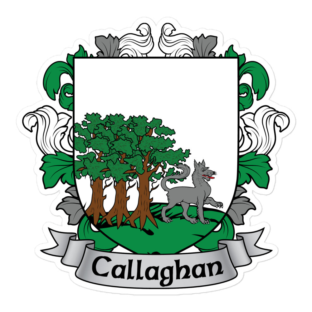 7.62 Design Callaghan Irish Coat of Arms adesivo 3x3 vinile