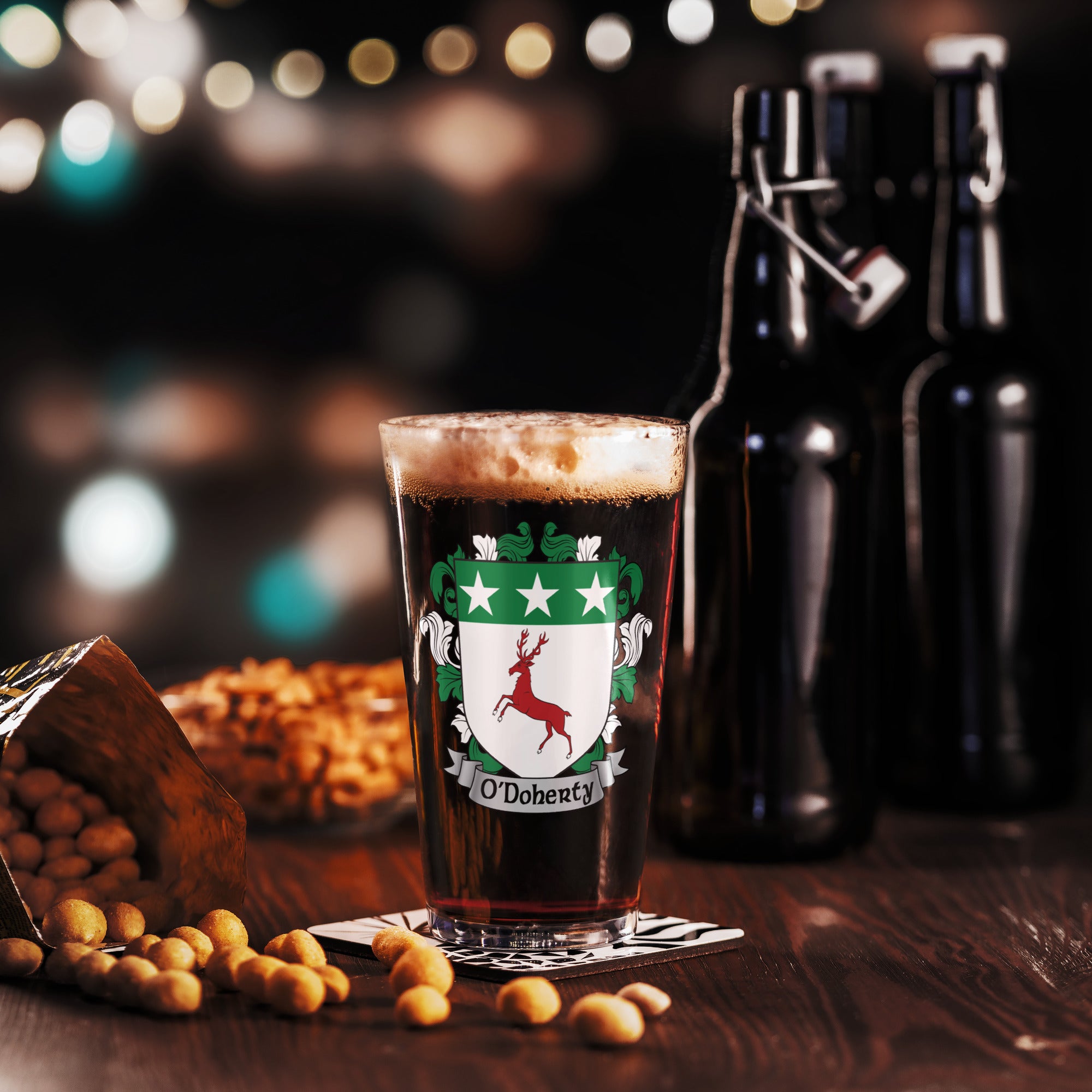 7.62 Design O'Doherty bicchiere birra vetro 473 ml stemma