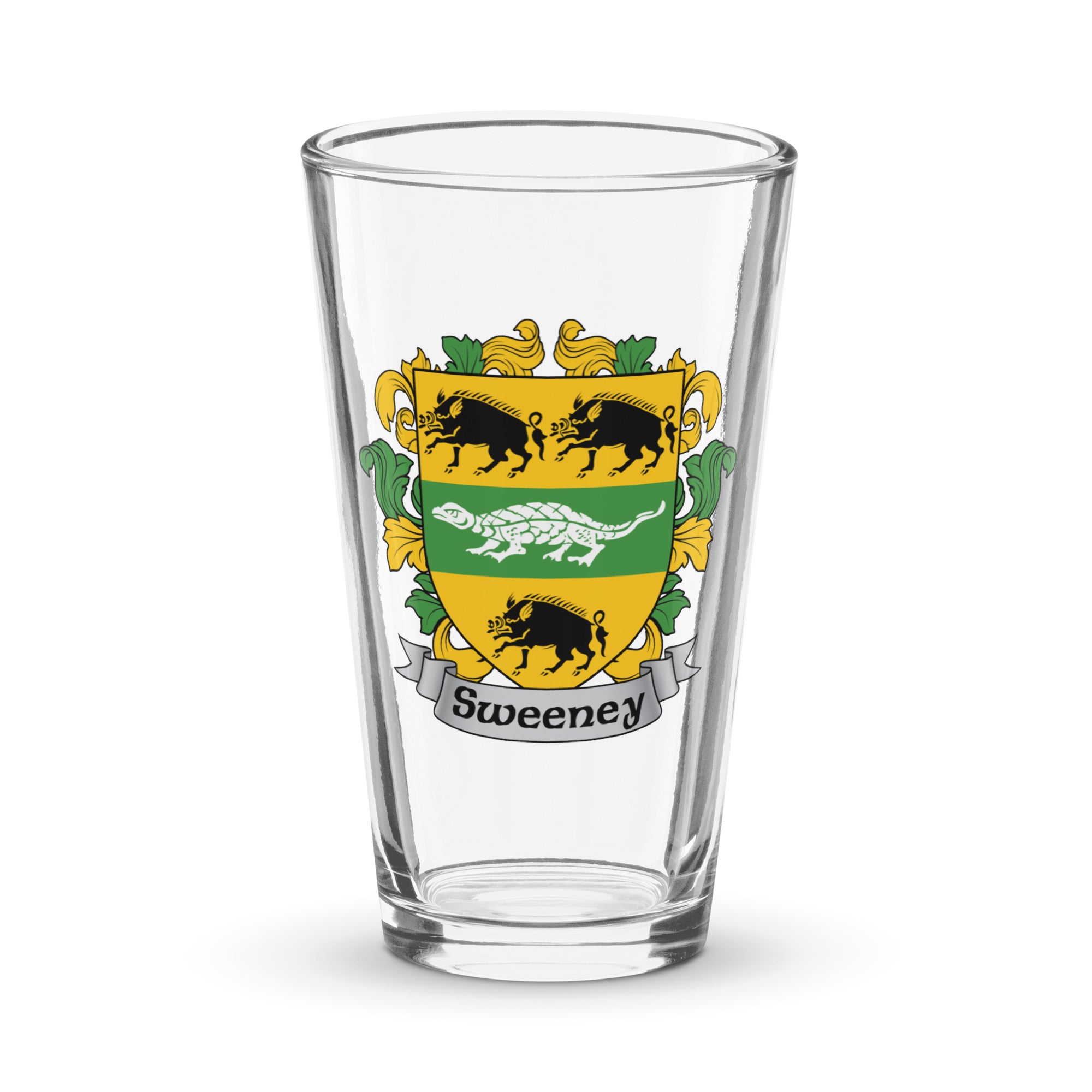 7.62 Design Sweeney Coat of Arms bicchiere pinta vetro 473 ml