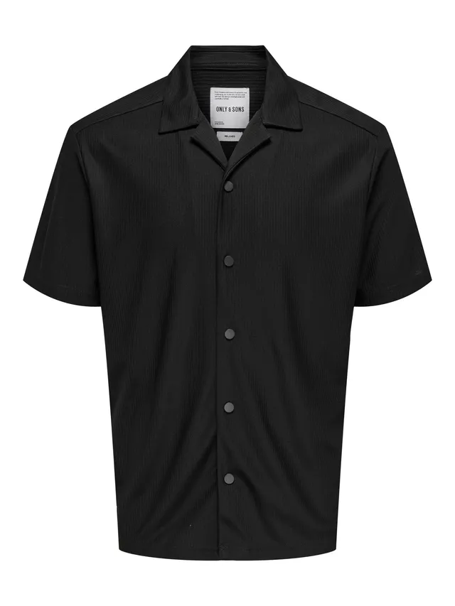 Only & Sons Onskari Resort Camicia Uomo Relax Manica Corta