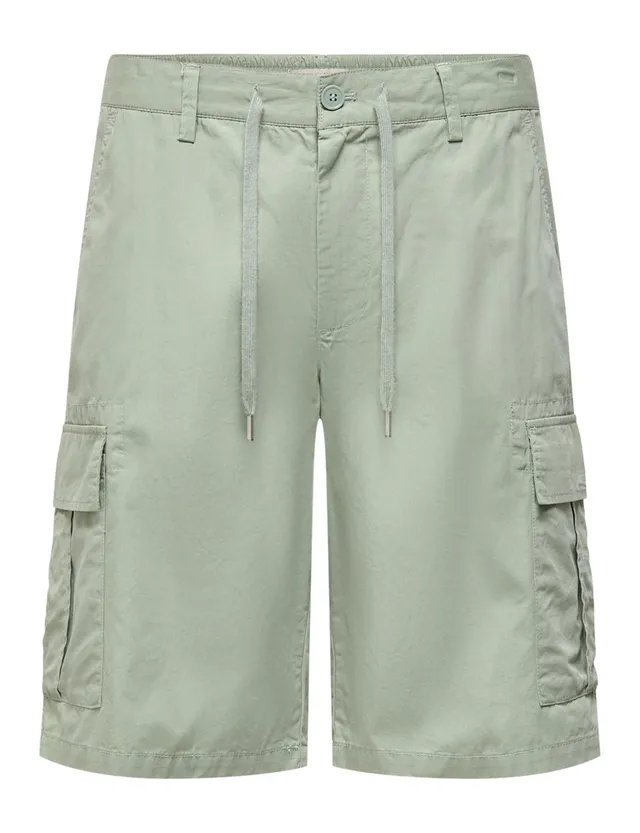Only & Sons Onsloc Cargo 0157 shorts uomo verde taglia M
