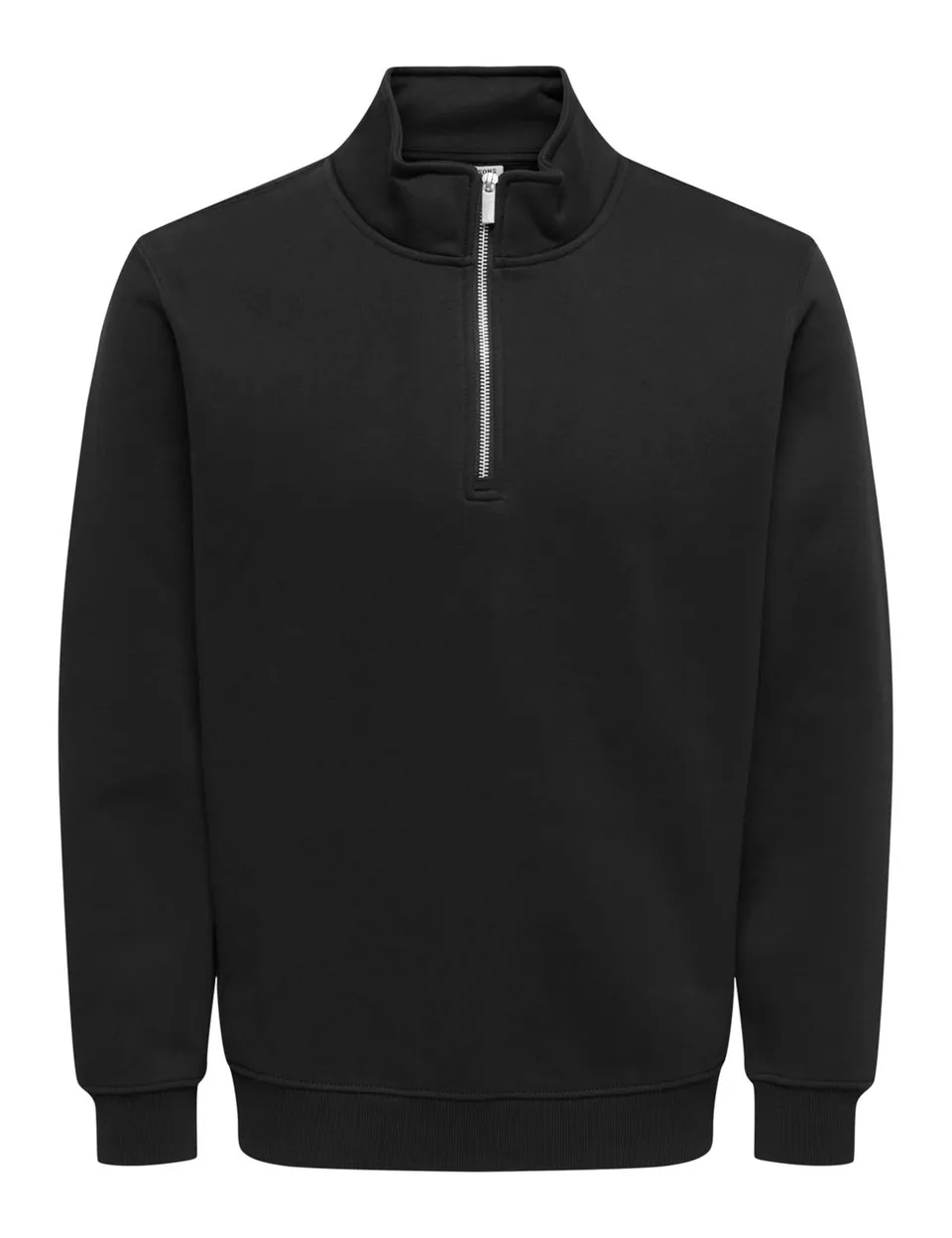 ONLY & SONS Onsconnor Felpa Uomo Nero Girocollo