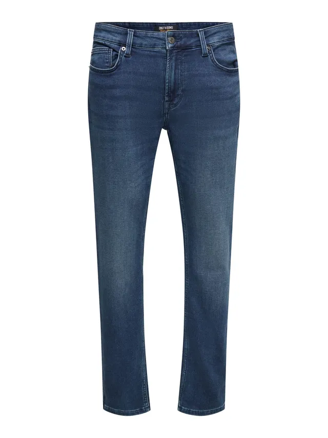 ONLY & SONS Onsloom Jeans Slim Fit Uomo Mid Rise Denim