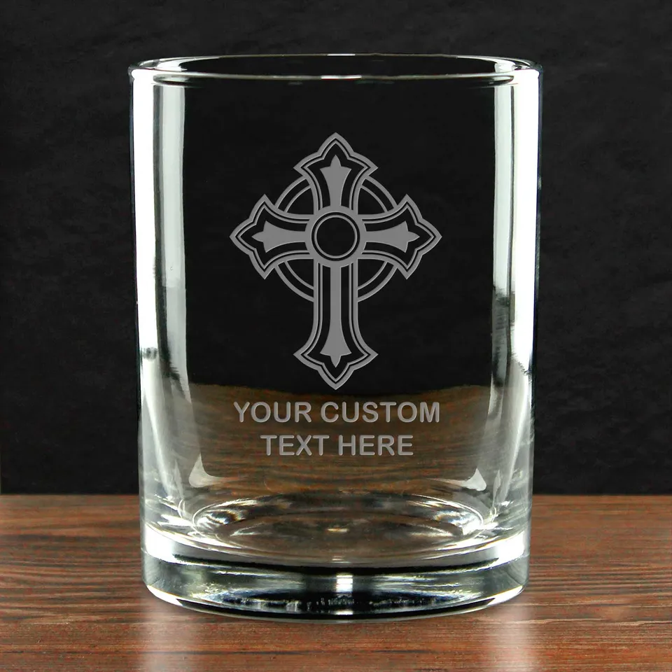 7.62 Design Christian Cross Bicchiere Whiskey 14 oz