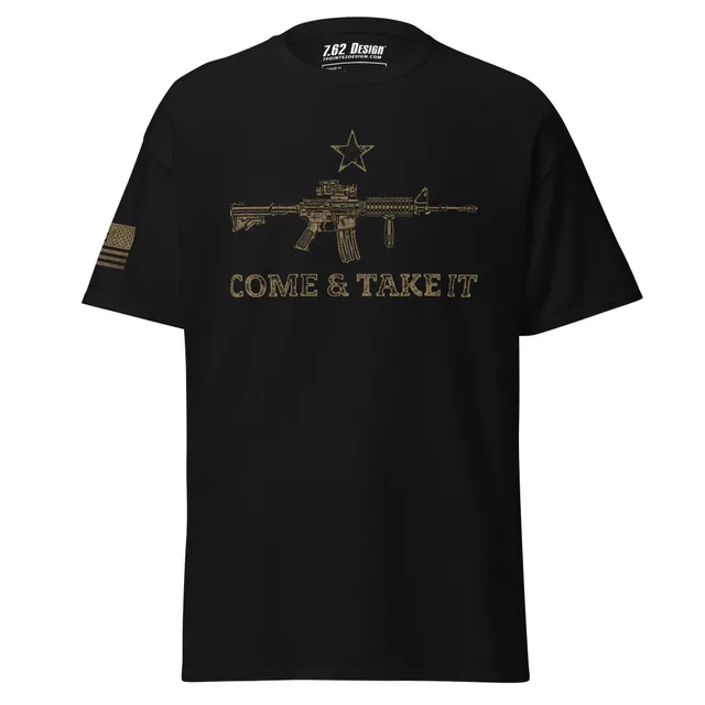 7.62 Design Come & Take It maglietta uomo cotone nera