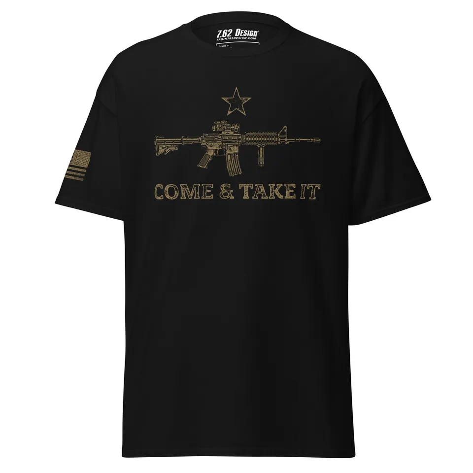 7.62 Design Come & Take It maglietta uomo cotone nera