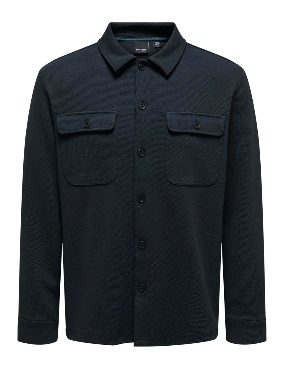 ONLY & SONS Newkodyl Camicia Uomo Melange Nero