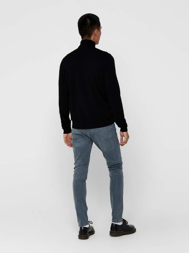 Only & Sons Maglione Uomo Felpa Girocollo Cotone